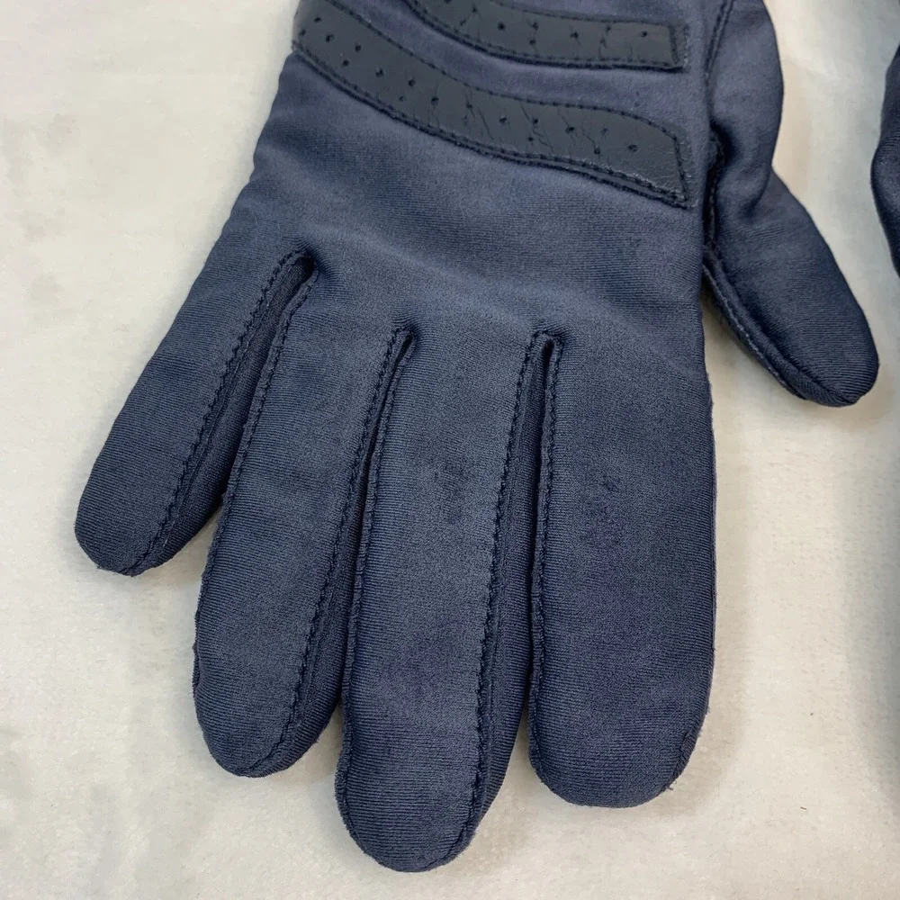 VTG‎ L'EGGS SHEER ENERGY Comfy Stretch Nylon Blue Driving Casual Gloves One Size